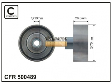 Idler pulley 500489 (Caffaro)