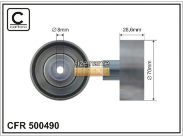 Idler pulley 500490 (Caffaro)