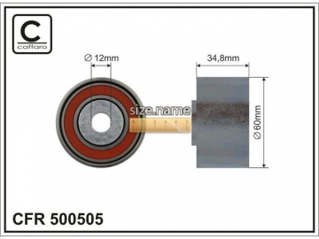 Idler pulley 500505 (Caffaro)