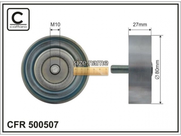 Idler pulley 500507 (Caffaro)