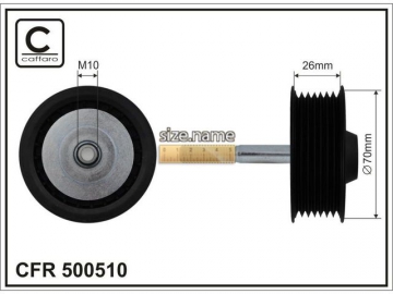 Idler pulley 500510 (Caffaro)