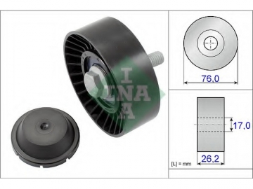 Idler pulley 532063210 (INA)