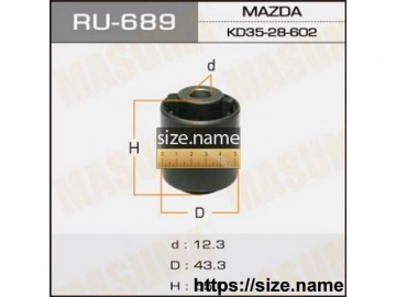 Сайлентблок RU-689 (MASUMA)