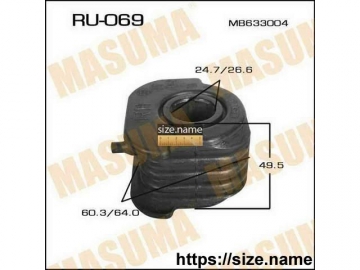 Suspension bush RU-069 (MASUMA)