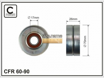 Idler pulley 60-90 (Caffaro)