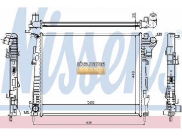 Engine Radiator 63122 (Nissens)