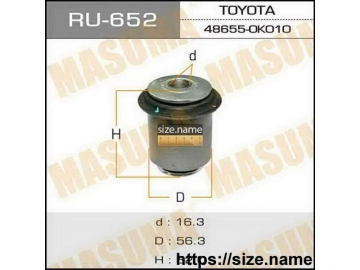 Suspension bush RU-652 (MASUMA)