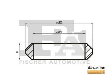 Exhaust Pipe Ring 102-947 (FA1)
