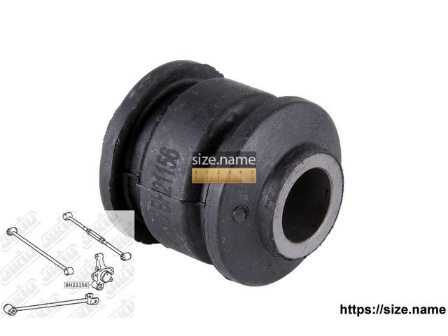 Specifications of suspension bush BH21156 (JIKIU) photo, analogues 