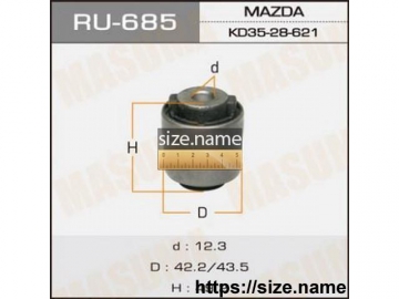 Сайлентблок RU-685 (MASUMA)