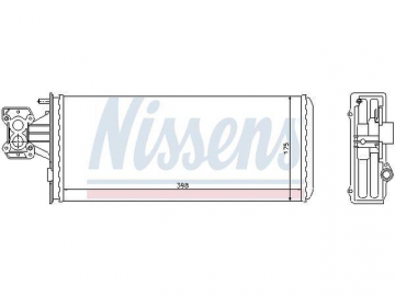 Радиатор печки 71804 (Nissens)