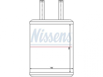 Cabin heater radiator 77503 (Nissens)