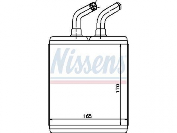 Cabin heater radiator 77515 (Nissens)