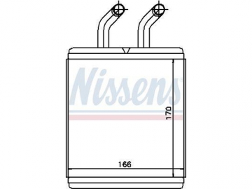 Cabin heater radiator 77526 (Nissens)