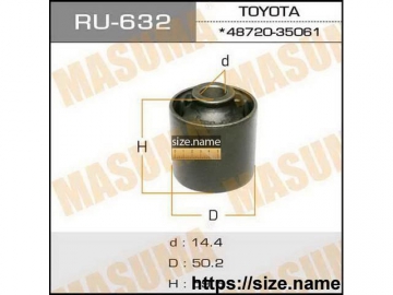 Suspension bush RU-632 (MASUMA)