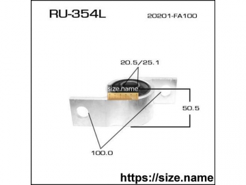 Suspension bush RU-354L (MASUMA)