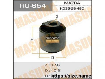 Suspension bush RU-654 (MASUMA)