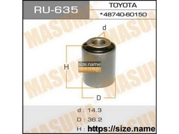 Suspension bush RU-635 (MASUMA)