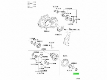 Oil Seal 90311-34044 (TOYOTA)