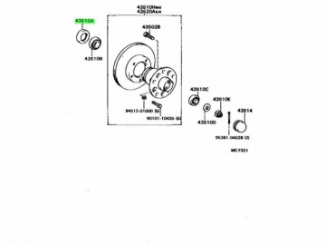 Oil Seal 90311-50136 (TOYOTA)