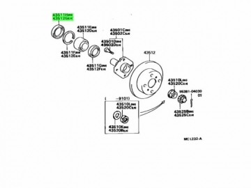 Oil Seal 90311-56017 (TOYOTA)