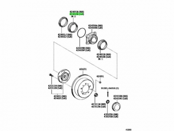 Oil Seal 90316-A0002 (TOYOTA)