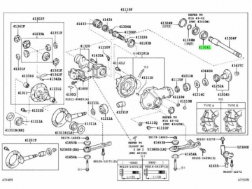 Bearing 90363-43001 (TOYOTA)