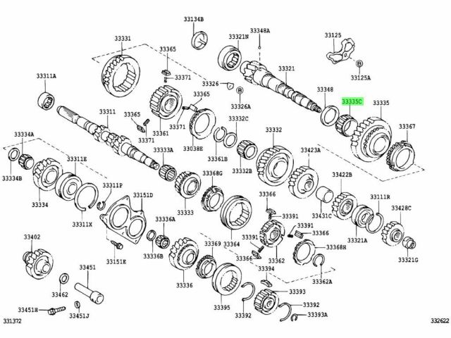 Specifications of bearing 90364-38007 (TOYOTA) photo