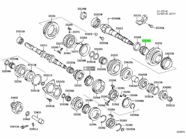 Specifications of bearing 90364-38007 (TOYOTA) photo