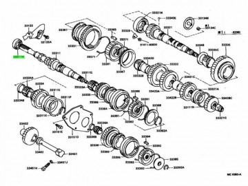 Bearing 90365-30023 (TOYOTA)