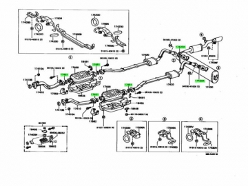 Exhaust Pipe Ring 90917-06004 (TOYOTA)