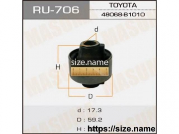 Сайлентблок RU-706 (MASUMA)