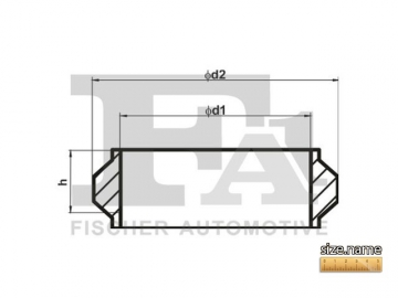Exhaust Pipe Ring 142-951 (FA1)