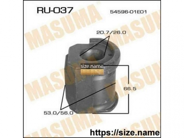 Suspension bush RU-037 (MASUMA)