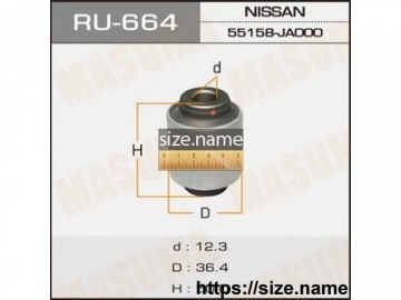 Сайлентблок RU-664 (MASUMA)