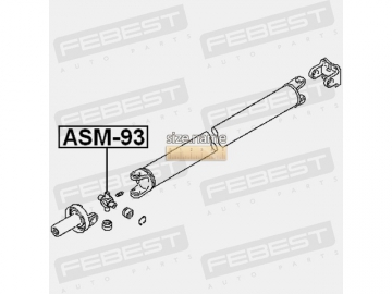 Joint, Propeller Shaft ASM-93 (FEBEST)