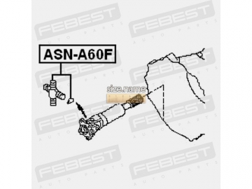Joint, Propeller Shaft ASN-A60F (FEBEST)