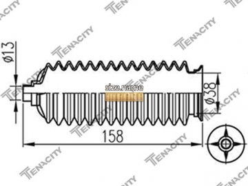 Boot, Steering Gear ASRNI1033 (TENACITY)