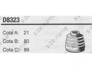 CV Joint Boot D8323 (AUTOFREN Seinsa)