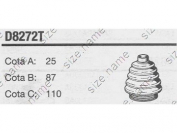 Пыльник ШРУС D8272T (AUTOFREN Seinsa)