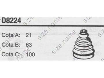 Пыльник ШРУС D8224 (AUTOFREN Seinsa)