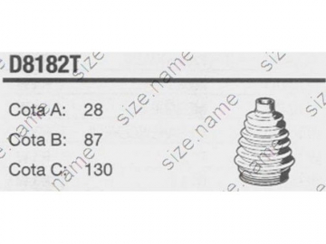 Пыльник ШРУС D8182T (AUTOFREN Seinsa)