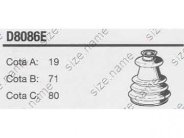 CV Joint Boot D8086E (AUTOFREN Seinsa)