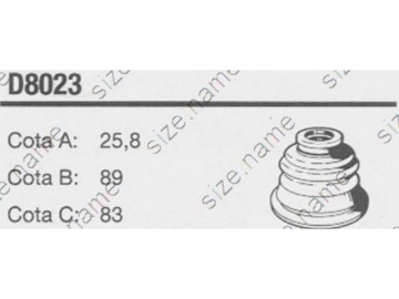 Пыльник ШРУС D8023 (AUTOFREN Seinsa)
