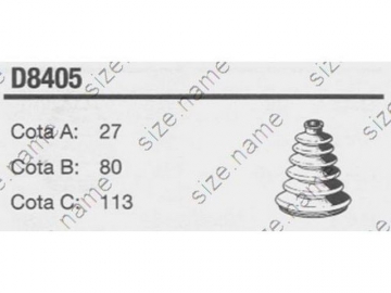 Пильовик ШРУС D8405 (AUTOFREN Seinsa)