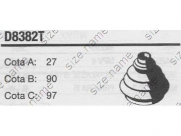 CV Joint Boot D8382T (AUTOFREN Seinsa)