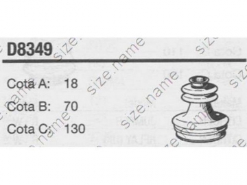 CV Joint Boot D8349 (AUTOFREN Seinsa)