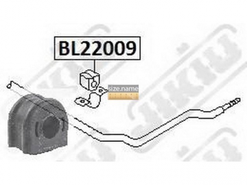 Втулка стабілізатора BL22009 (JIKIU)