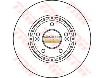 Brake Rotor DF6108S (TRW)