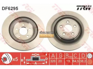 Brake Rotor DF6295 (TRW)